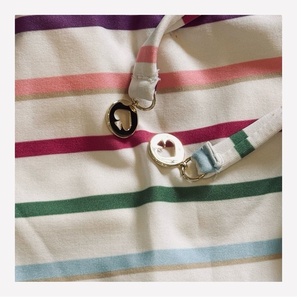 Kate Spade Triangle Bikini - Party Stripe NWT - Picture 3 of 6